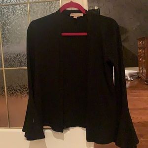 Black philosophy bell sleeve sweater size small